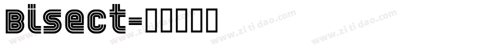 Bisect字体转换