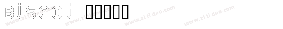 Bisect字体转换