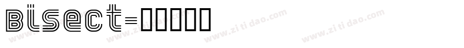 Bisect字体转换