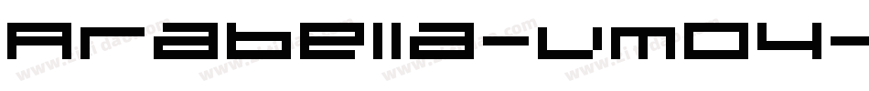 Arabella-vm04字体转换