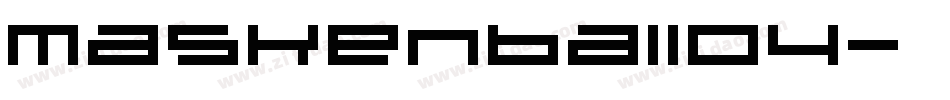 Maskenball04字体转换