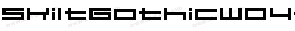 SkiltGothicW04字体转换