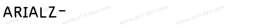 ARIALZ字体转换