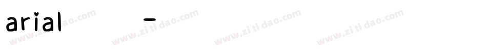 arial中文字体字体转换