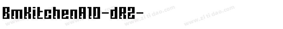 BmKitchenA10-dRZ字体转换
