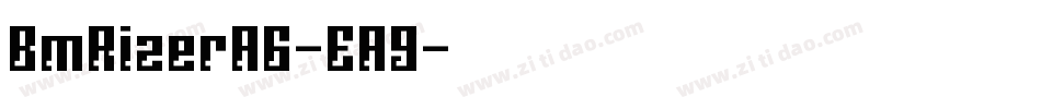 BmRizerA6-EA9字体转换
