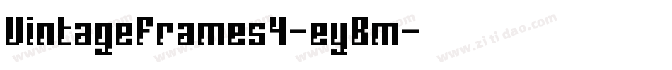 VintageFrames4-eyBm字体转换
