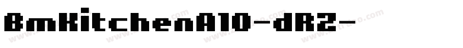BmKitchenA10-dRZ字体转换