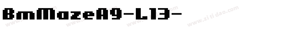 BmMazeA9-Ll3字体转换