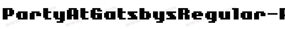 PartyAtGatsbysRegular-PPBm字体转换