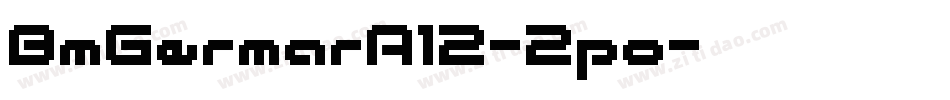BmGermarA12-2po字体转换