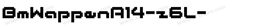 BmWappenA14-z6L字体转换