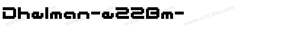 Dhelman-eZZBm字体转换