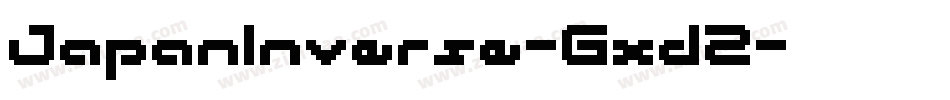 JapanInverse-GxdZ字体转换