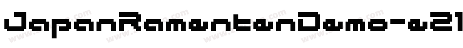 JapanRamentenDemo-eZ1G6字体转换
