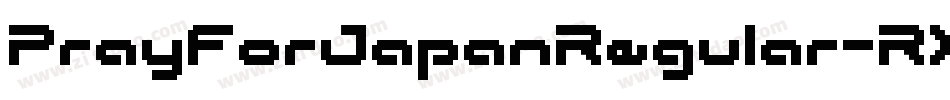 PrayForJapanRegular-RXP3字体转换
