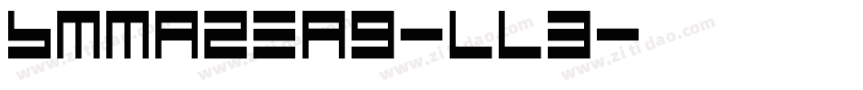 BmMazeA9-Ll3字体转换
