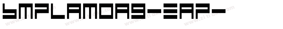BmPlamoA9-eap字体转换