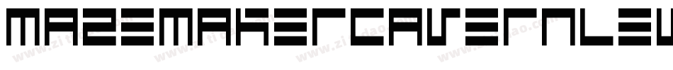 MazeMakerCavernLevel1F-jWZM字体转换