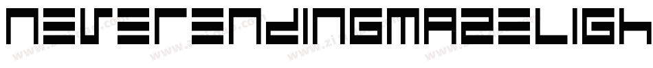 NeverEndingMazeLight-BE05字体转换