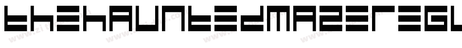 TheHauntedMazeRegular-3Vx8字体转换