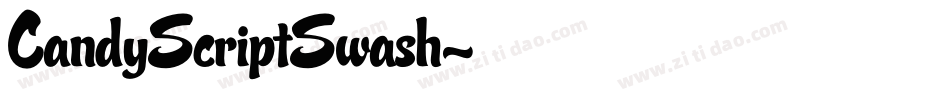 CandyScriptSwash字体转换