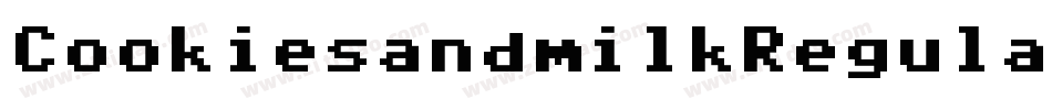 CookiesandmilkRegular-W64Y字体转换