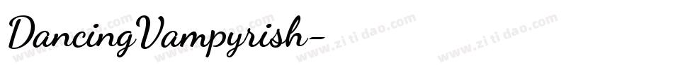 DancingVampyrish字体转换