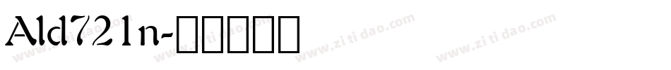 Ald721n字体转换