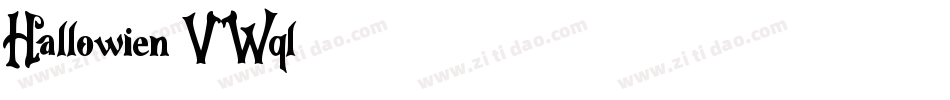 Hallowien-VWql字体转换