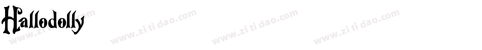 Hallodolly字体转换