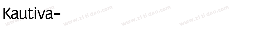 Kautiva字体转换