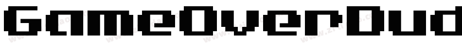 GameOverDude-48R9字体转换