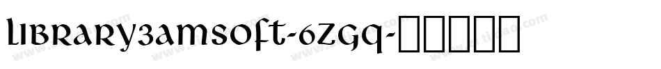 Library3amsoft-6zgq字体转换