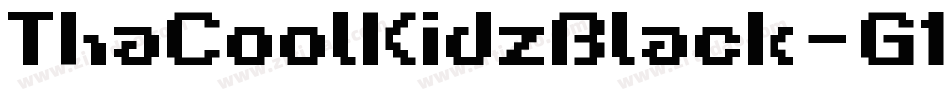 ThaCoolKidzBlack-G14O字体转换