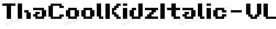 ThaCoolKidzItalic-VL5l字体转换