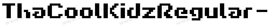 ThaCoolKidzRegular-J81m字体转换