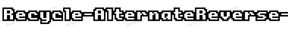 Recycle-AlternateReverse字体转换