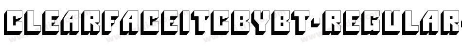 ClearfaceITCbyBT-Regular字体转换