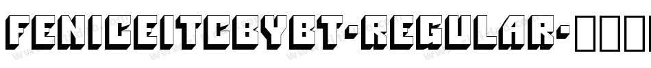FeniceITCbyBT-Regular字体转换
