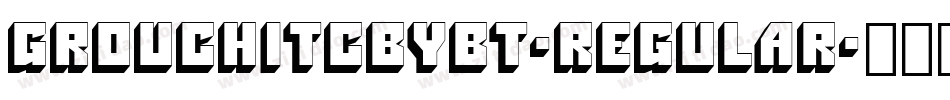 GrouchITCbyBT-Regular字体转换