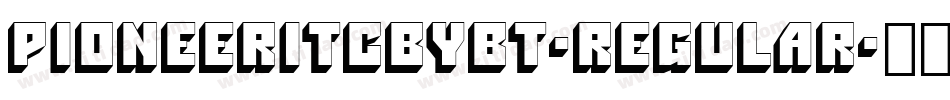PioneerITCbyBT-Regular字体转换