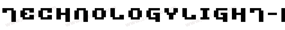TechnologyLight-p7gGD字体转换