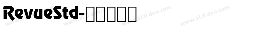 RevueStd字体转换