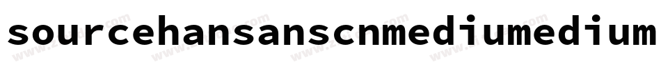 sourcehansanscnmediumedium字体转换