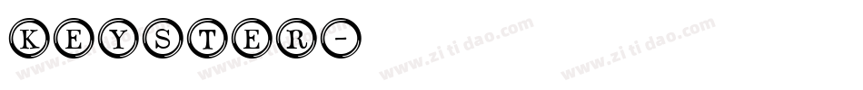 KEYSTER字体转换