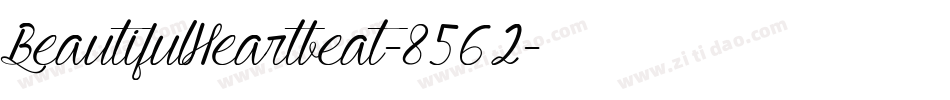 BeautifulHeartbeat-8562字体转换