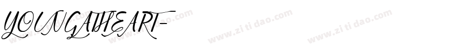 YOUNGATHEART字体转换