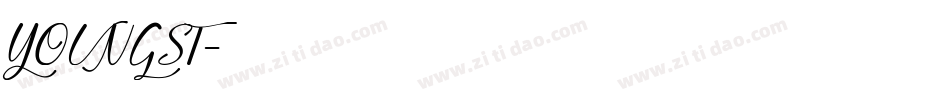 YOUNGST字体转换