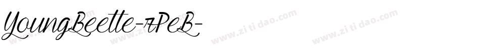 YoungBeetle-rPeB字体转换